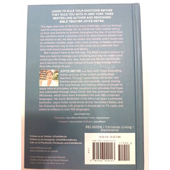 Joyce Meyer "Managing Your Emotions" ISBN 9781546029243 - Picture 2 of 4